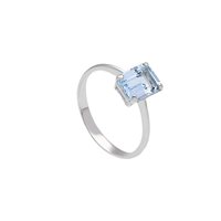 Anello Gioielleria Dossena  Donna in Oro bianco Topazio 217456 SONGA